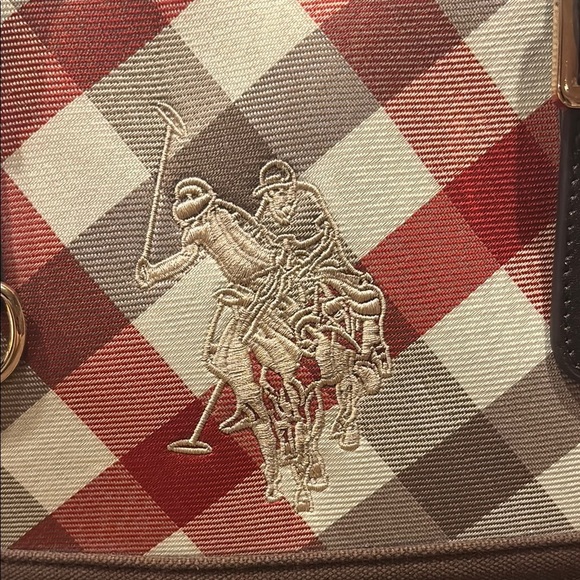 US Polo Association Mini Tote with Embroidered Polo Player - Picture 2 of 12